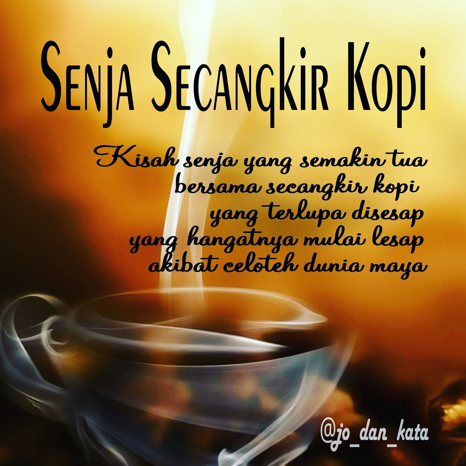 Gambar Puisi Secangkir Kopi Kpk Aceh Komunitas Penikmat Benarkah