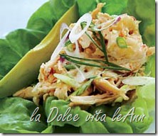 Linguine chicken salad