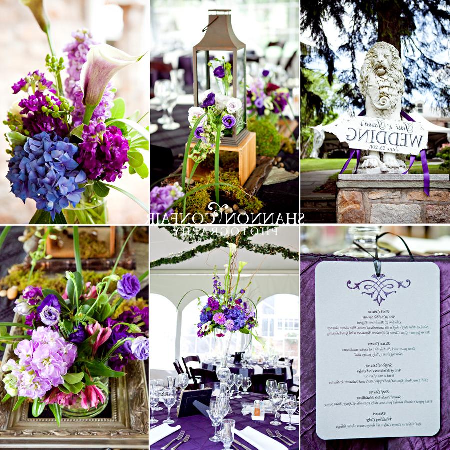 Purple and Green Wedding Theme