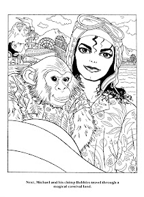 Moonwalker Coloring Book - Livro Moonwalker para pintar MJMoonwalkerCB11