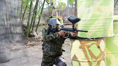 Serunya Pertandingan Paintball antar SKPD Soppeng