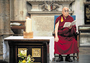 The Dalai Lama at a multi-faith service at Westminster Abbey, London. File photo.