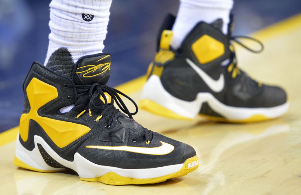 Close up of James' Most Recent Nike LeBron 13 Cavs PE | NIKE LEBRON ...