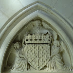 Château de Vincennes : Sainte-Chapelle, écusson royal