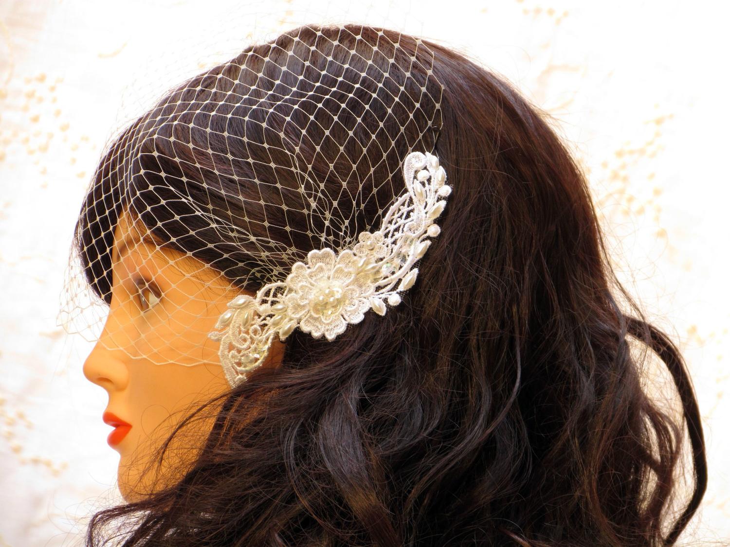 red and white wedding head