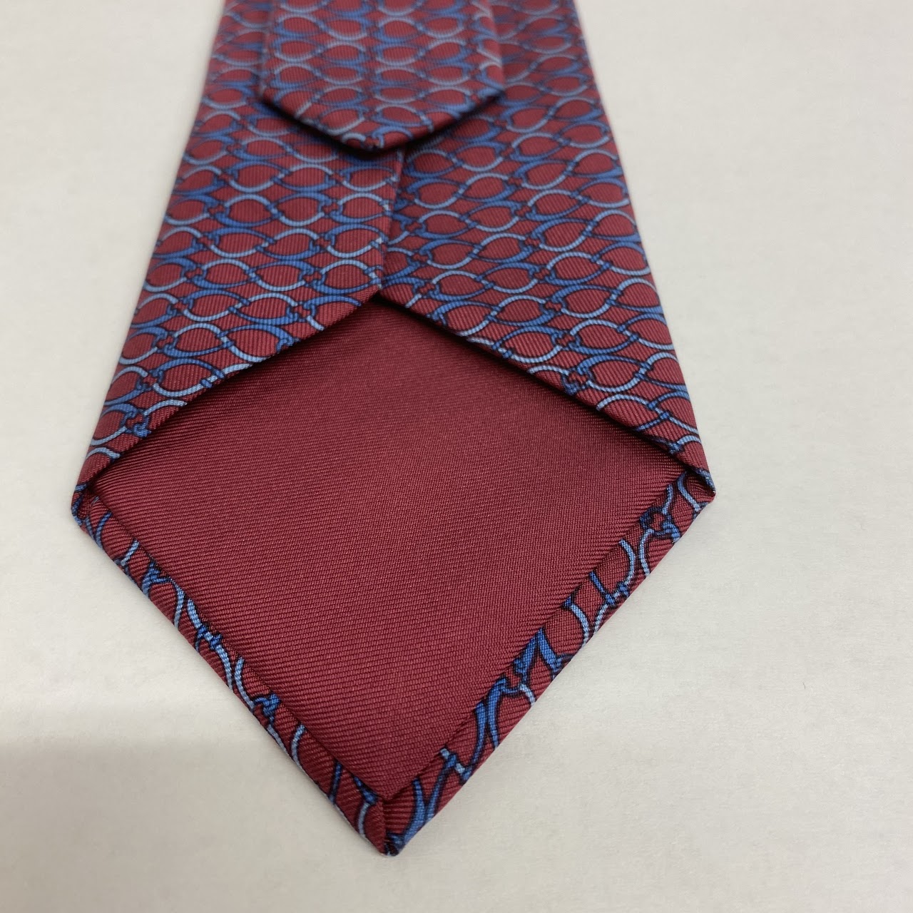 Hermès Red Equestrian Tie