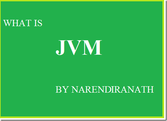 JVM-BY NAREN