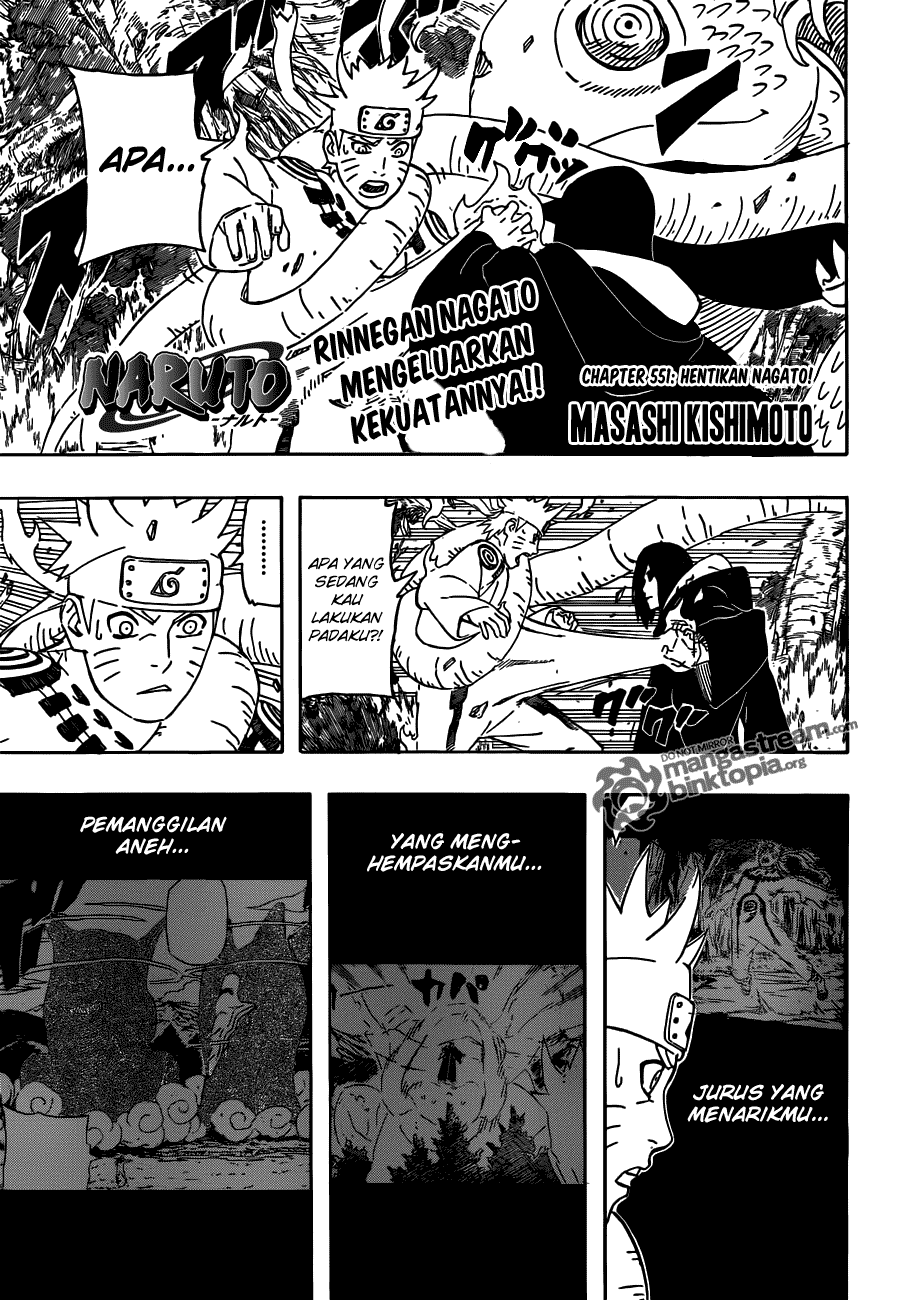 Naruto 551 Hentikan Nagato