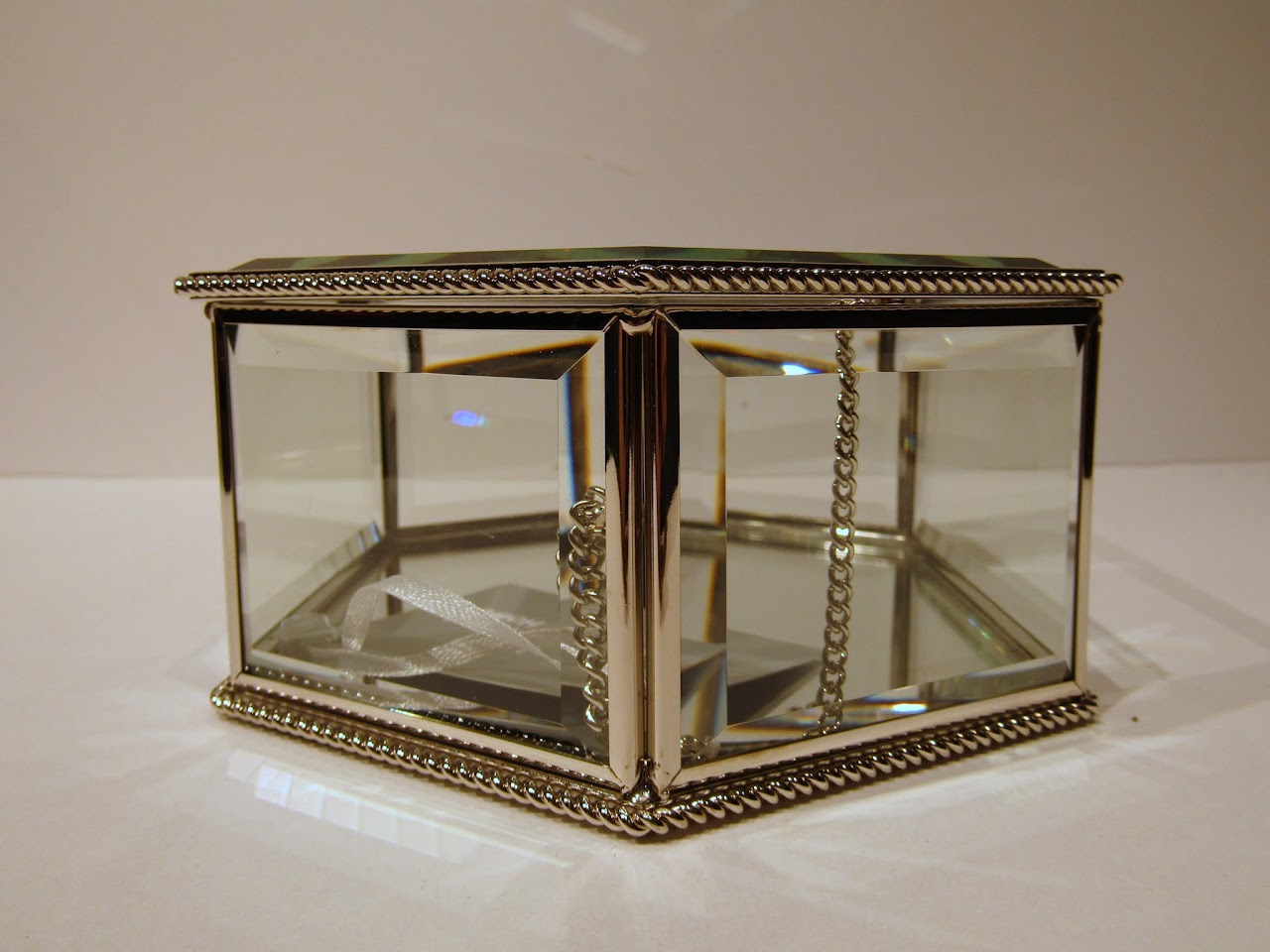 Nicole Miller Home Glass Jewelry Box | Shophousingworks