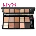 NYX 10 Color Eye Shadow Palette สี ECP 03 CAVIAR & BUBBLES ปลีก ส่ง ราคาถูก มีรีวิว review