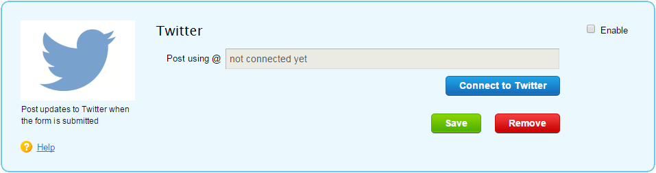 twitter integration