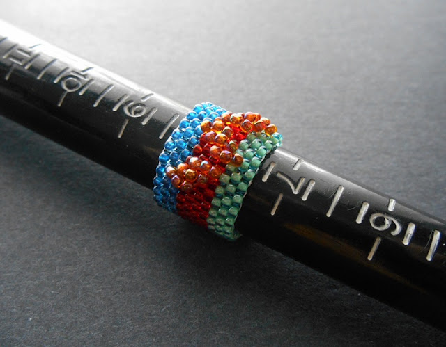 Even Count Peyote Stitch Ring Tutorial