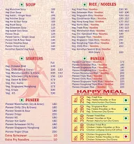 Aaradhya menu 2