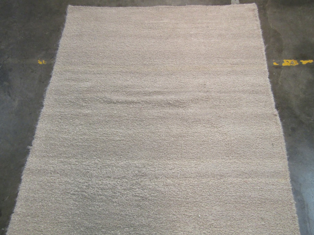 Light Grey Wool Rug