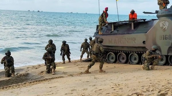 Laut China Selatan Memanas, Pasukan Marinir TNI Serbu Pulau Dabo