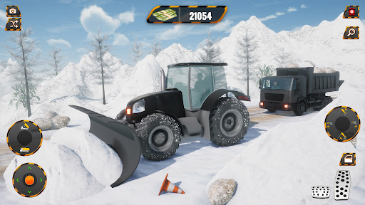 Screenshot Snow Excavator: Crane Game