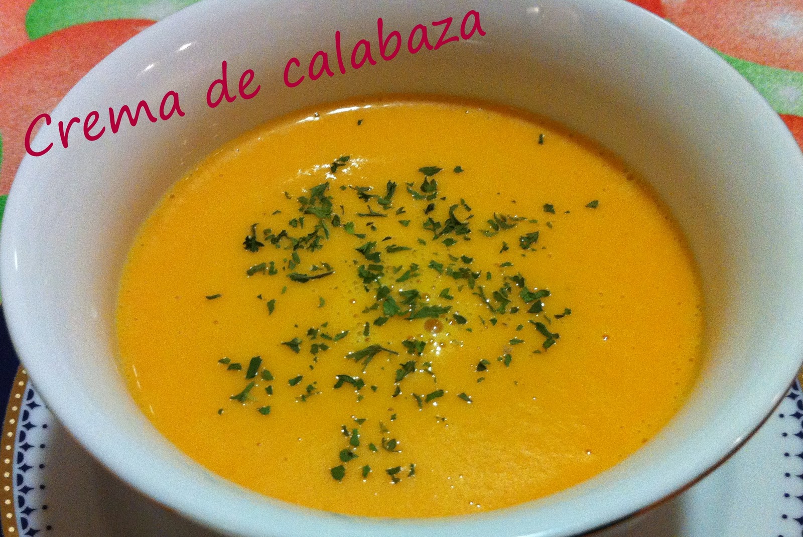 Cocinar Con Mycook Crema De Calabaza