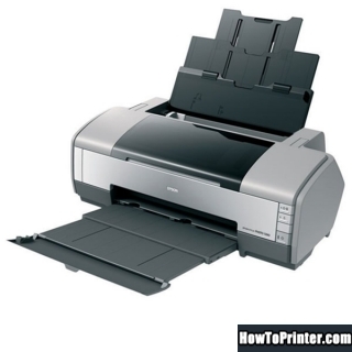 Reset Epson 1390 printer by Resetter program