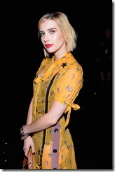 NEW YORK, NY - SEPTEMBER 12:  Actress Emma Roberts attends Coach Spring 2019 fashion show during New York Fashion Week at Basketball City - Pier 36 - South Street on September 12, 2017 in New York City.  (Photo by Roy Rochlin/Getty Images for Coach)