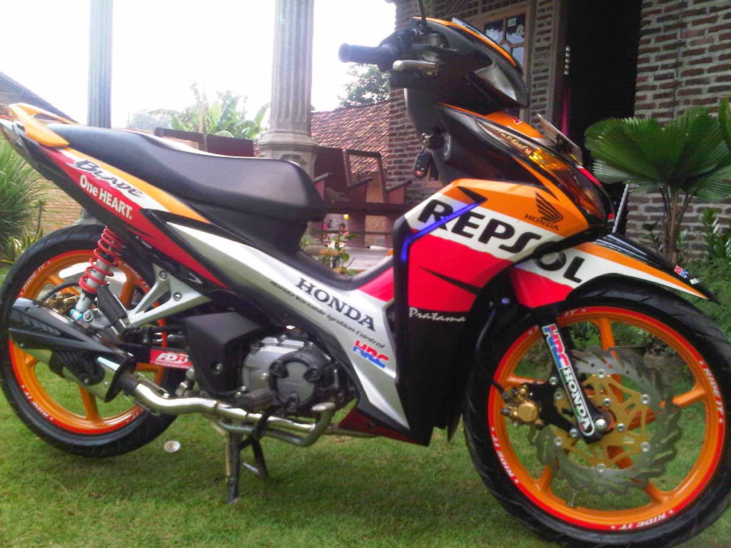 Modifikasi Motor Blade 125