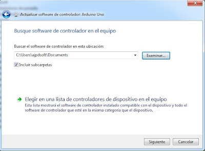 Instalación software IDE de desarrollo y controladores para conectar Arduino con un PC con Windows 7