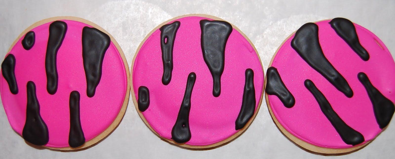 Hot Pink Zebra Cake