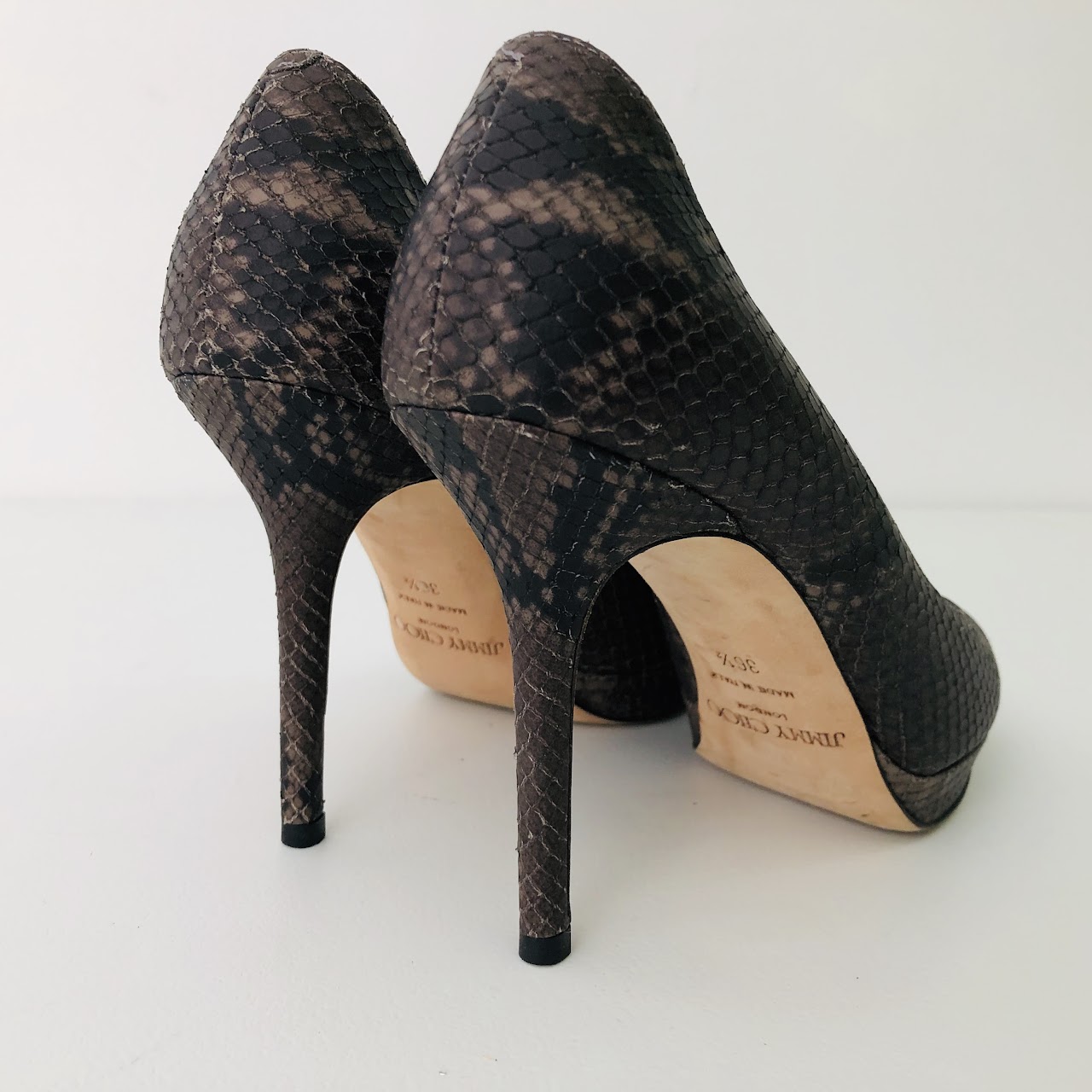 Jimmy Choo Python Pumps