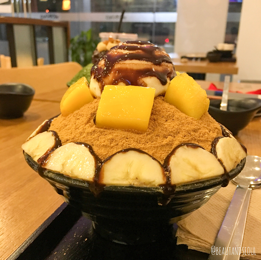 Banana Mango Bingsu from Hobing Korean Dessert Cafe