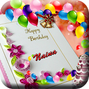 Name on Birthday Cards  Icon