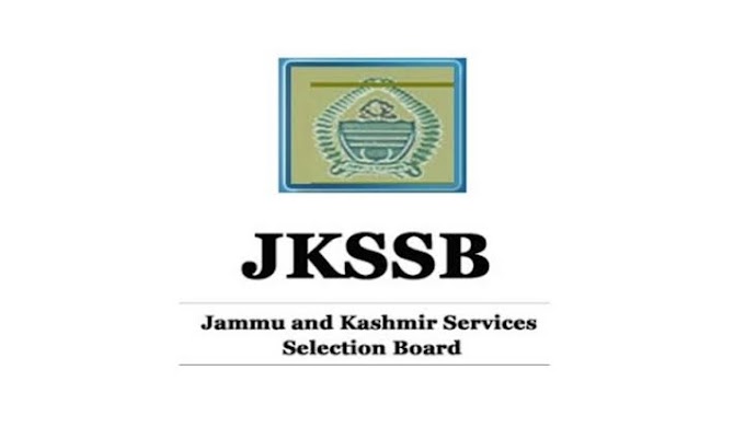 JKSSB Fresh 458 Posts for 10th 12th Graduation Pass Aspirants Advertisement Notice No 07 of 2020 for District/Divisional/UT Cadre posts of various Departments