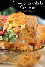 Cheesy Chicken Enchilada Casserole was pinched from <a href="http://www.familyfreshmeals.com/2014/09/cheesy-chicken-enchilada-casserole-vegetarian-option.html" target="_blank">www.familyfreshmeals.com.</a>