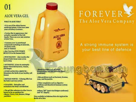 Nước uống dinh dưỡng Aloe Vera Gel ® mã số 015