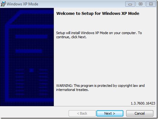 configuración del modo xp