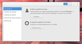 Configurar el sistema. Accesibilidad en Linux y otros. Copias de seguridad. Principal.