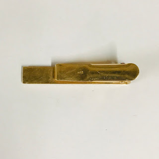 14K Gold 'S' Tie Clip