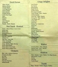 Nila Mehta Snack menu 1