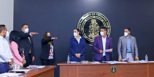 Nombran a Perla del Río Directora del DIF Uruapan y Víctor Molina Contralor Municipal