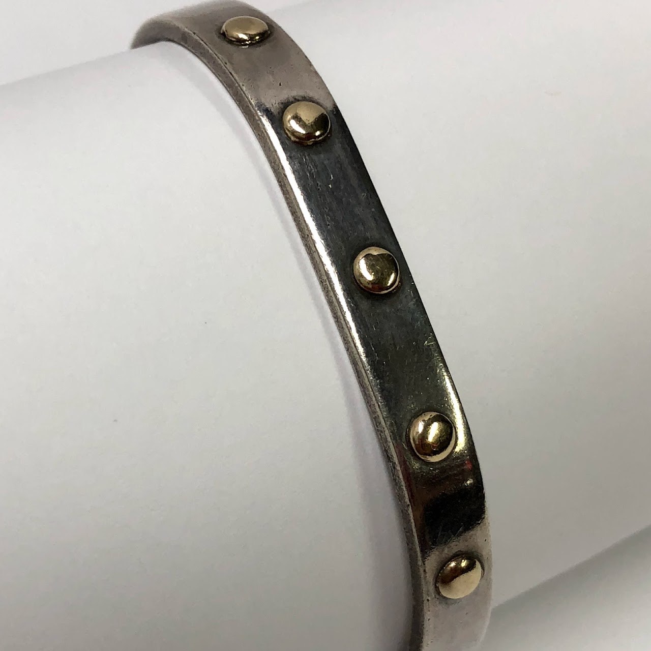 Sterling Silver & 14 Kt. Gold Cuff