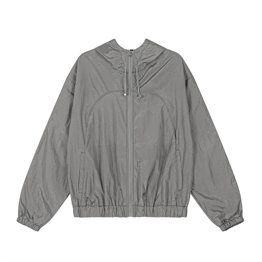 Title 7, Mens Fashion Loose Hooded Zipper Jacket, comfo...