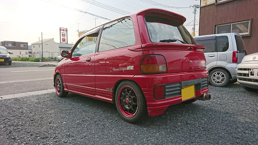 ダイハツ ミラtr Xxを華麗にカスタム By ローリィ 04 14 過去車続きホイール Dunlop Sprinthart 13inch前のオーナーが Cartune