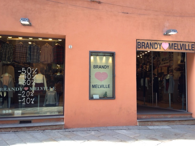 X Brandy Melville 16 January Italy Trip Shopping