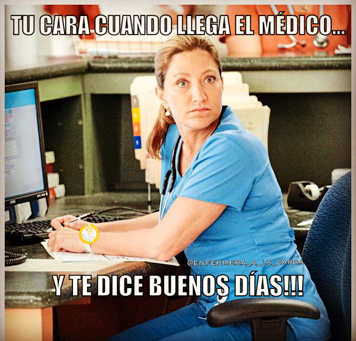 Enfermera en apuros  Humor de enfermera, Enfermera, Memes enfermeria