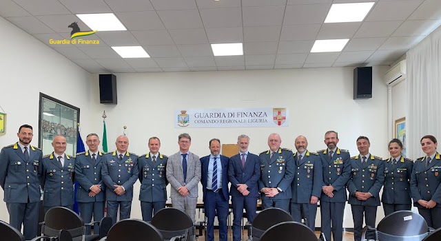 GDF GENOVA: VISITA DEL PROCURATORE EUROPEO PER L’ITALIA AL COMANDO REGIONALE LIGURIA DELLA GUARDIA DI FINANZA