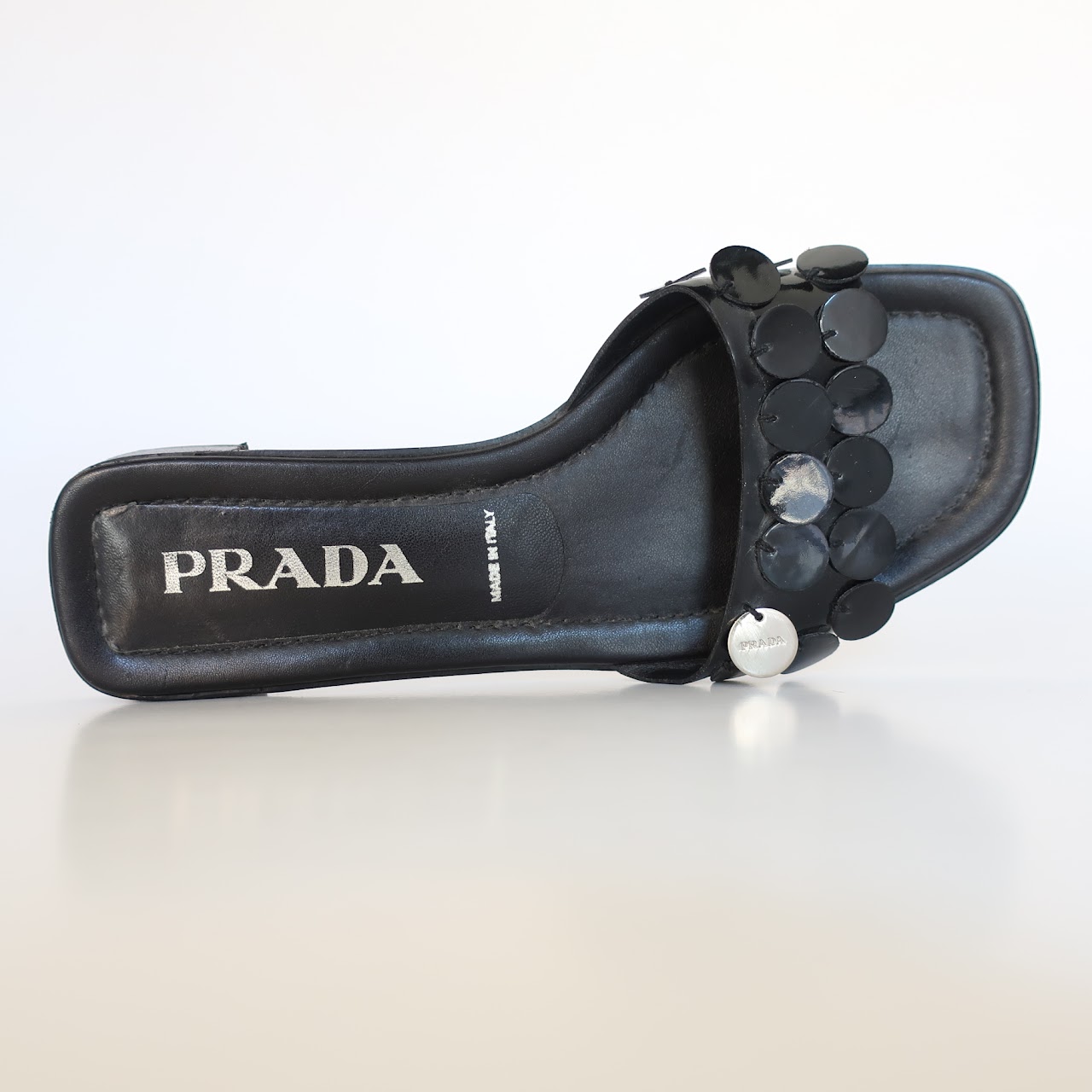 Prada Patent Leather Slides