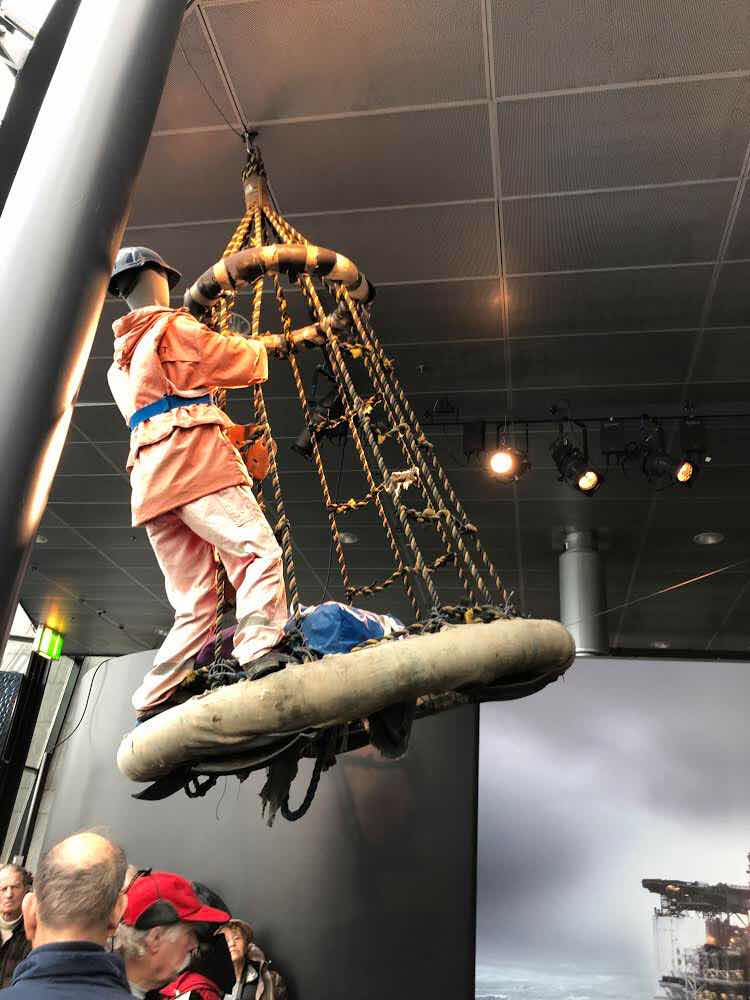 A "Billy Pugh" transfer ring at the Oil Museum in Stavanger, Norway (Source: Palmia Observatory)