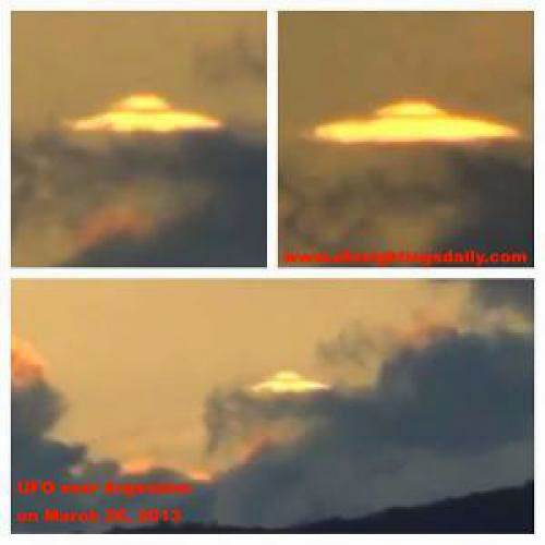 Ufo Over Argentina Recorded During Sunset March 26 2013