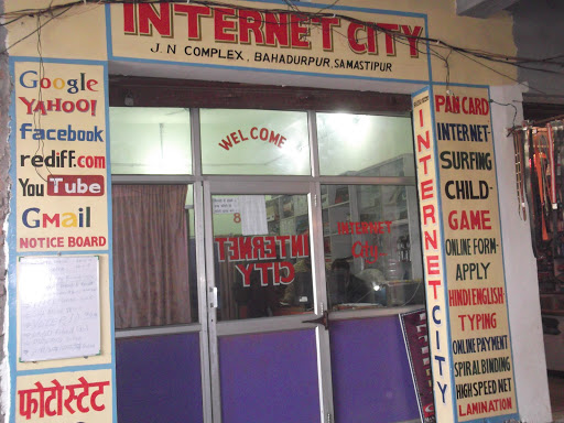 Internet City All online works, Bahadurpur Ward No-26, Bahadurpur, Samastipur, Bihar 848101, India, Internet_Cafe, state BR