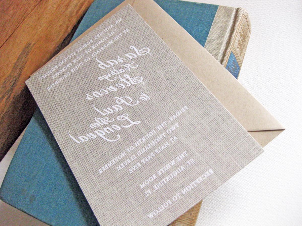 Charleston Wedding Invitations