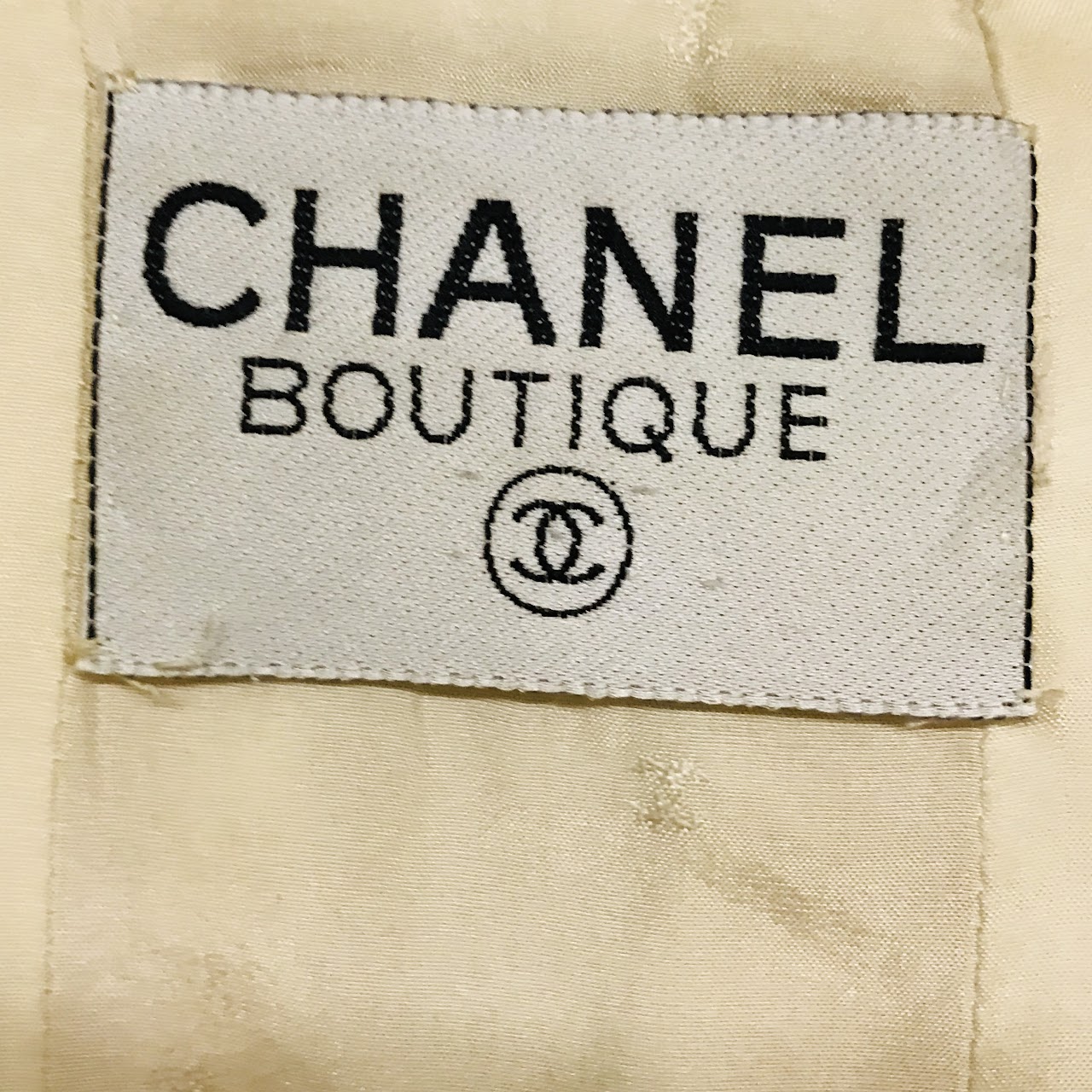 Chanel Boutique Cream Jacket