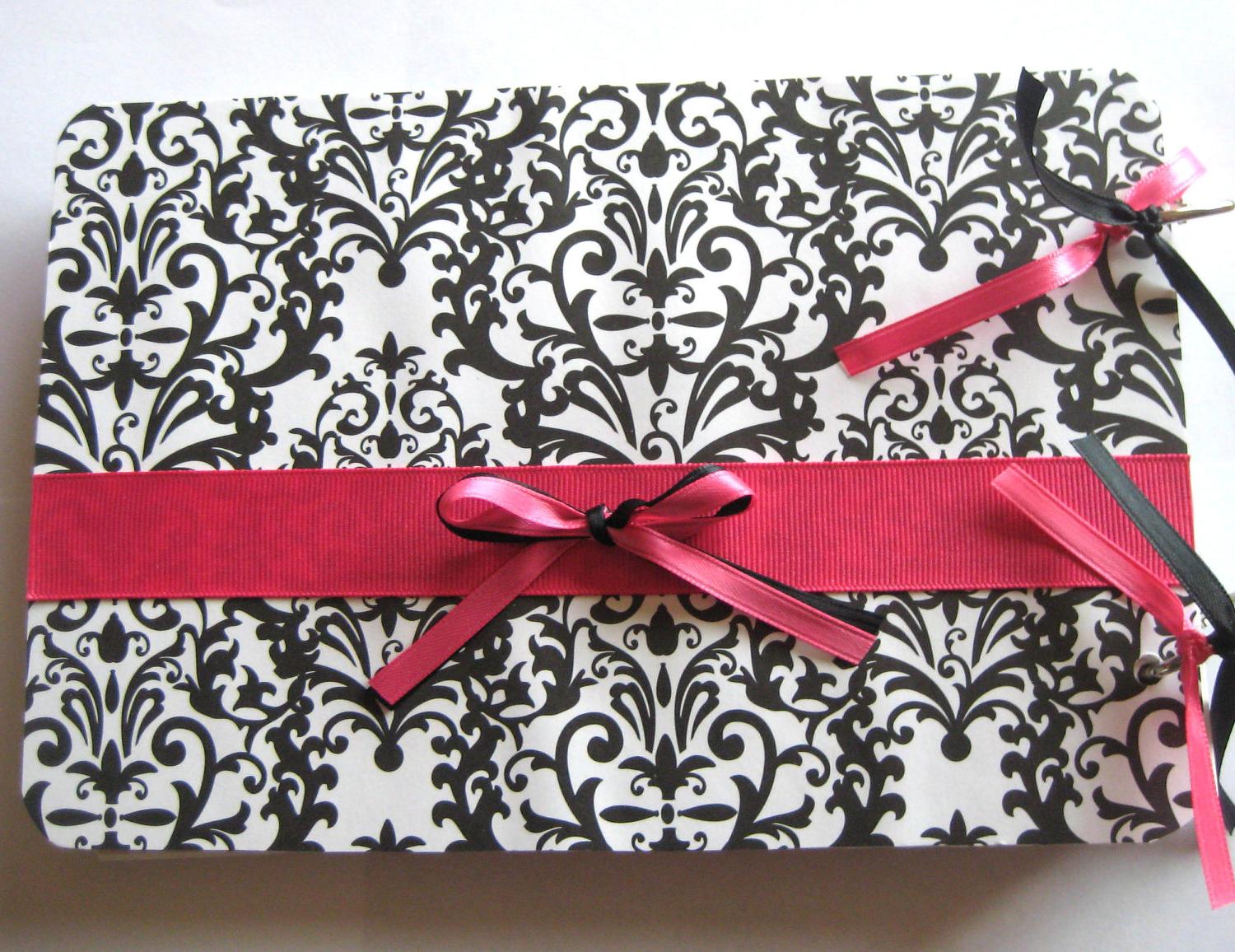 Black and White Damask